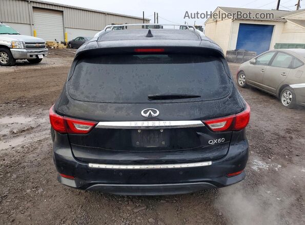5N1DL0MM9HC513369 2017 INFINITI QX60 Black Widok z tyłu