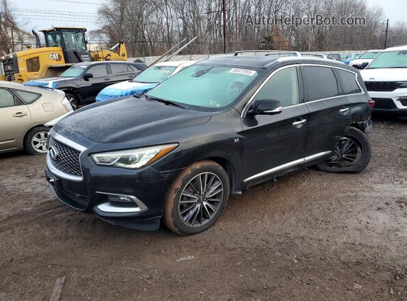 5N1DL0MM9HC513369 2017 INFINITI QX60 Black Przód lewy