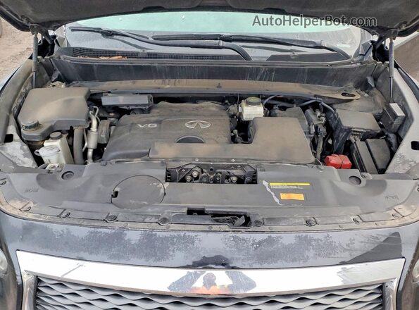 5N1DL0MM9HC513369 2017 INFINITI QX60 Black Widok komory silnika