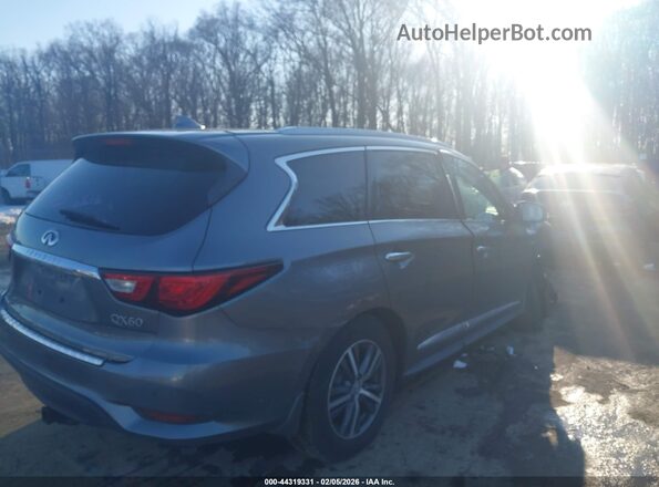 5N1DL0MM9JC504984 2018 INFINITI QX60 Синий Задняя правая четверть