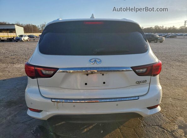 5N1DL0MM9KC502721 2019 INFINITI QX60 White Widok z tyłu