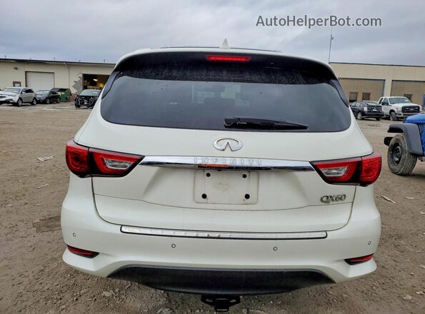 5N1DL0MMXHC543187 2017 INFINITI QX60 White Widok z tyłu