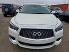 2017 Infiniti Qx60 White vin: 5N1DL0MMXHC543187