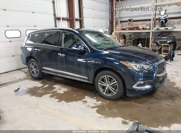 5N1DL0MMXKC522749 2019 INFINITI QX60 Dark Blue Front right