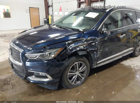 5N1DL0MMXKC522749 2019 INFINITI QX60 Dark Blue Front view