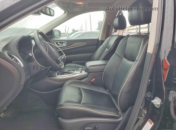 5N1DL0MN1KC530652 2019 INFINITI QX60 Black Vista interior delantera