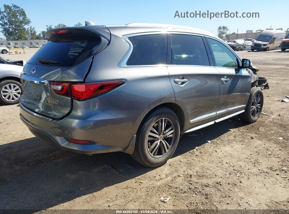 5N1DL0MN1KC564798 2019 INFINITI QX60 Серый Задняя правая четверть