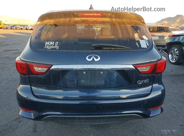 5N1DL0MN4HC515314 2017 INFINITI QX60 Blue Вид ззаду
