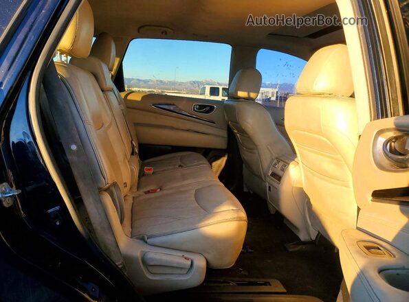 5N1DL0MN4HC515314 2017 INFINITI QX60 Blue Вид задніх сидінь