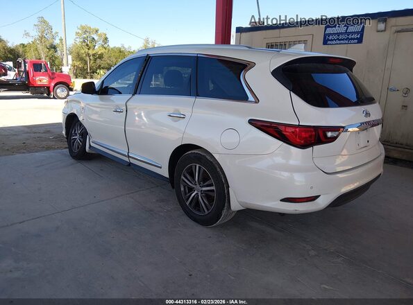 5N1DL0MN4KC562754 2019 INFINITI QX60 Белый Задняя левая четверть