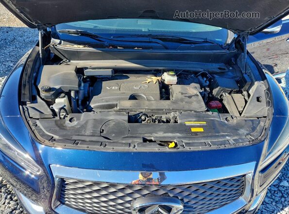 5N1DL0MN5KC501302 2019 INFINITI QX60 Синий Вид подкапотного пространства