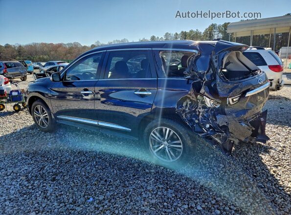 5N1DL0MN5KC501302 2019 INFINITI QX60 Синий Задняя левая четверть