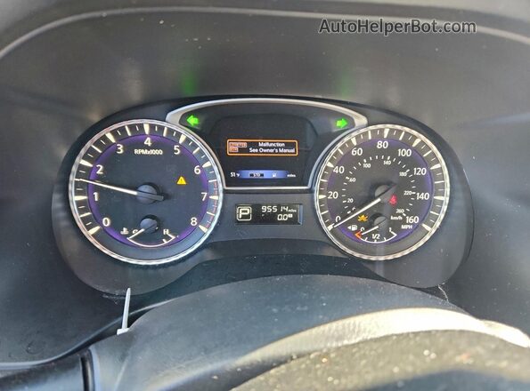 5N1DL0MN5KC501302 2019 INFINITI QX60 Синий Вид щитка приборов