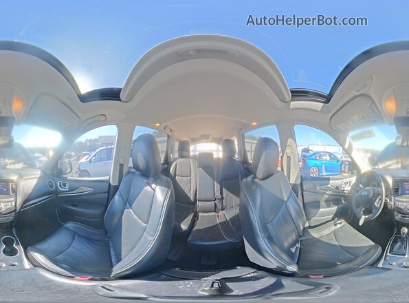 5N1DL0MN5KC501302 2019 INFINITI QX60 Синий Панорамный вид салона 360°