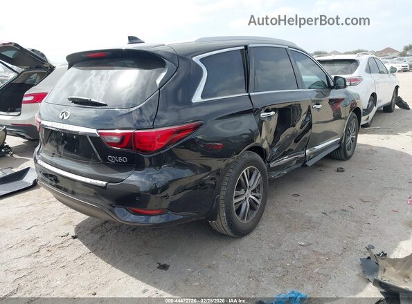 5N1DL0MN5KC521162 2019 INFINITI QX60 Black Հետևի աջ