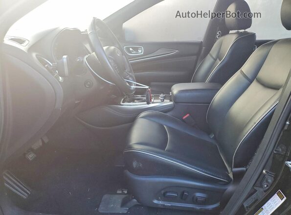 5N1DL0MN6LC525755 2020 INFINITI QX60 Черный Вид салона спереди