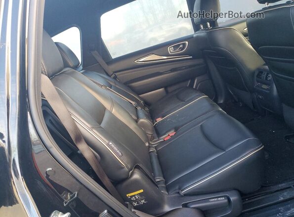 5N1DL0MN6LC525755 2020 INFINITI QX60 Черный Вид задней части салона