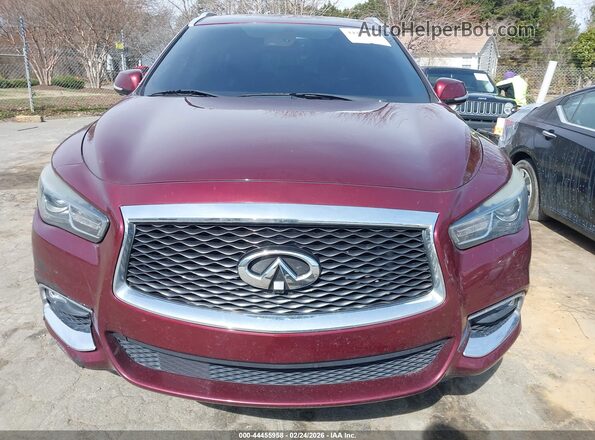 5N1DL0MN7KC502869 2019 INFINITI QX60 Burgundy Вид щитка приладів
