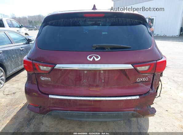 5N1DL0MN7KC502869 2019 INFINITI QX60 Burgundy 
