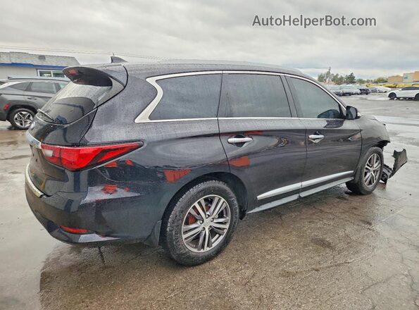 5N1DL0MN8KC569609 2019 INFINITI QX60 Black Հետևի աջ
