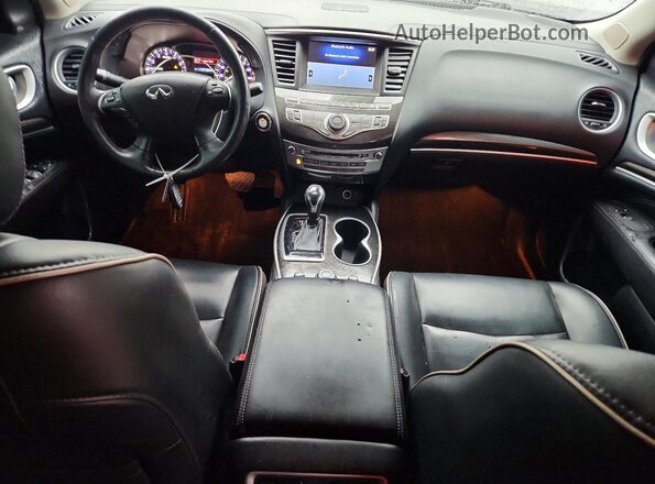 5N1DL0MN8KC569609 2019 INFINITI QX60 Black Առջևի վահանակի տեսք