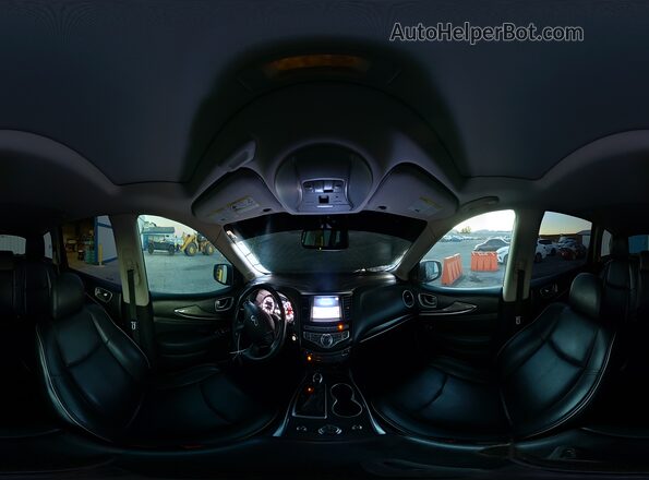 5N1DL0MN8KC569609 2019 INFINITI QX60 Black Սալոնի 360 աստիճան տեսք