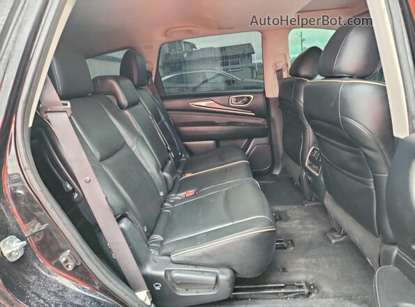 5N1DL0MN8KC569609 2019 INFINITI QX60 Black Սալոնի հետևի տեսք