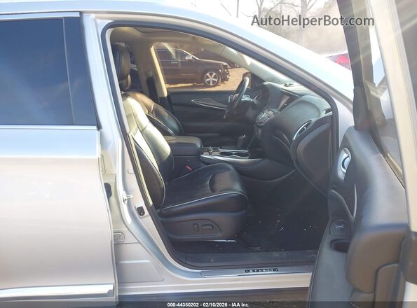 5N1DL0MN9HC504549 2017 INFINITI QX60 Серебряный Вид салона спереди