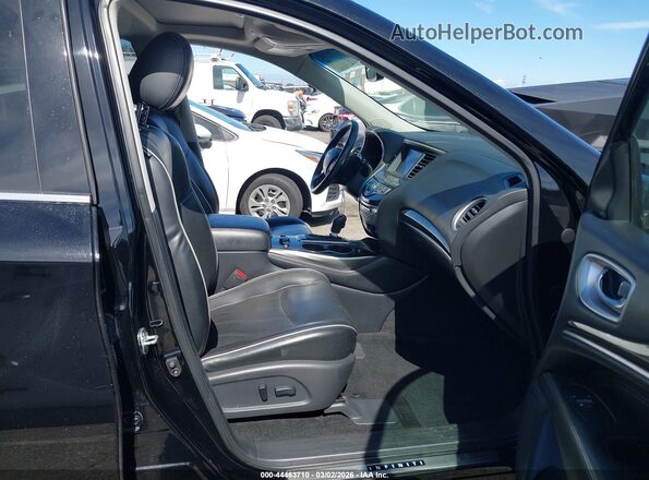 5N1DL0MN9KC531614 2019 INFINITI QX60 Black წინა სალონის ხედი