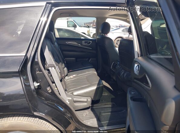 5N1DL0MN9KC531614 2019 INFINITI QX60 Black VIN კოდის სტიკერის ხედი