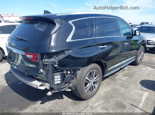 5N1DL0MN9KC531614 2019 INFINITI QX60 Black უკანა მარჯვენა