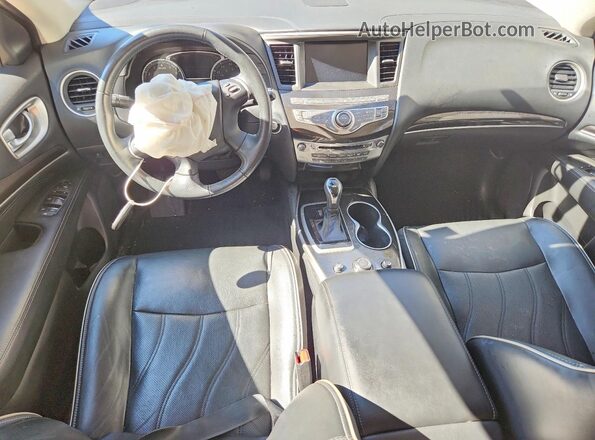 5N1DL0MNXJC509653 2018 INFINITI QX60 Синий Вид панели приборов