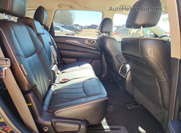 5N1DL0MNXJC509653 2018 INFINITI QX60 Синий Вид задних сидений