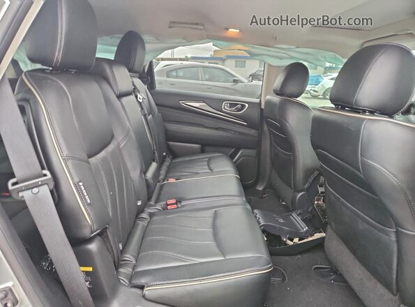 5N1DL0MNXKC524557 2019 INFINITI QX60 Серебряный Вид задней части салона
