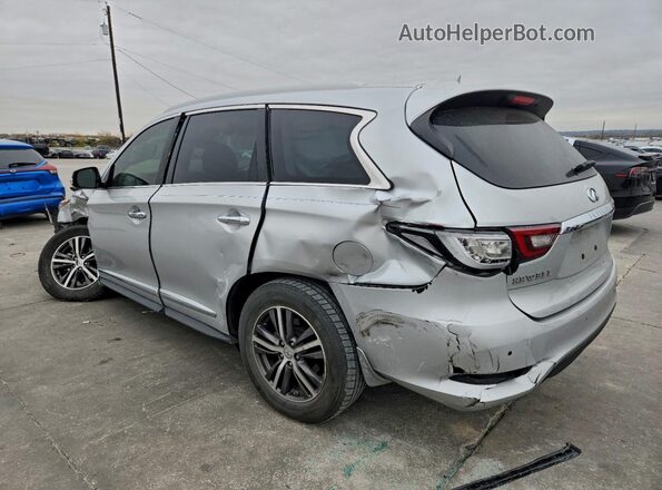 5N1DL0MNXKC524557 2019 INFINITI QX60 Серебряный Задняя левая четверть