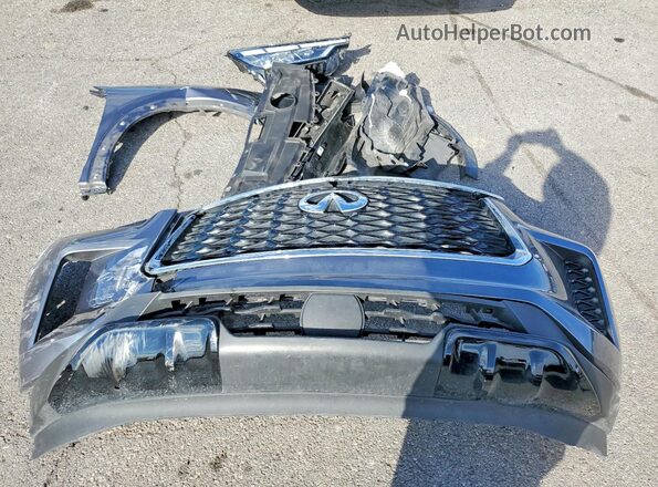 5N1DL1ER6PC374249 2023 INFINITI QX60 Gray Вид наклейки з VIN-кодом