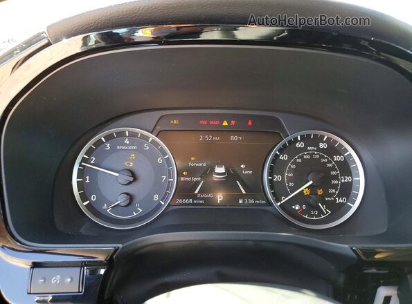 5N1DL1ER8RC357004 2024 INFINITI QX60 Серый Вид щитка приборов
