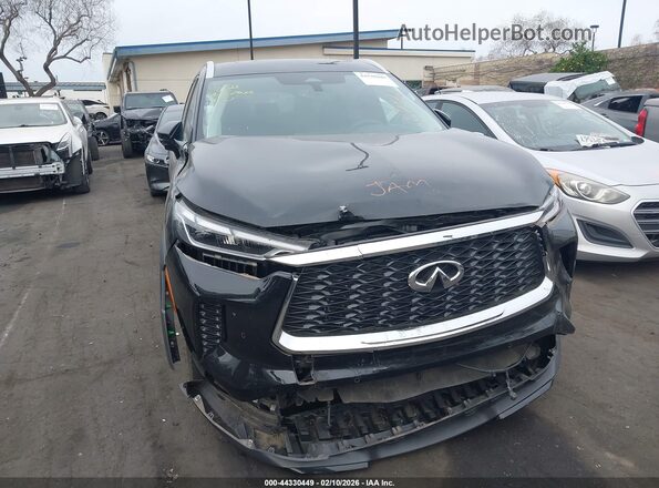 5N1DL1FR3PC356662 2023 INFINITI QX60 Black Widok z przodu