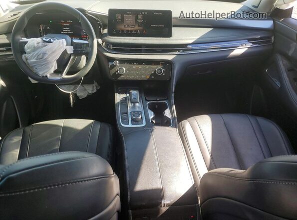 5N1DL1FS0PC361482 2023 INFINITI QX60 White Dashboard view