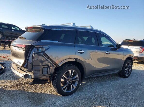 5N1DL1FS1RC348551 2024 INFINITI QX60 Серый Задняя правая четверть
