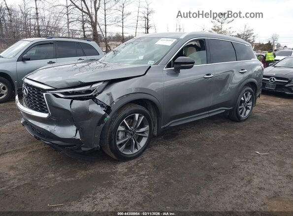 5N1DL1FS4RC351640 2024 INFINITI QX60 Серый Передняя левая четверть