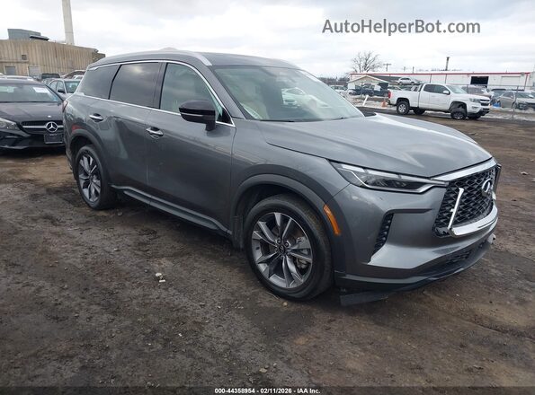 5N1DL1FS4RC351640 2024 INFINITI QX60 Серый Передняя правая четверть