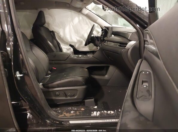 5N1DL1FS7RC349638 2024 INFINITI QX60 Black Widok wnętrza z przodu