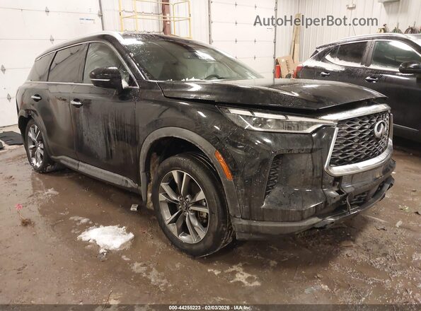 5N1DL1FS7RC349638 2024 INFINITI QX60 Black Przód prawy