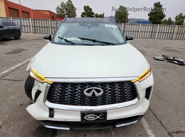 5N1DL1GS2PC364656 2023 INFINITI QX60 White Vista frontal