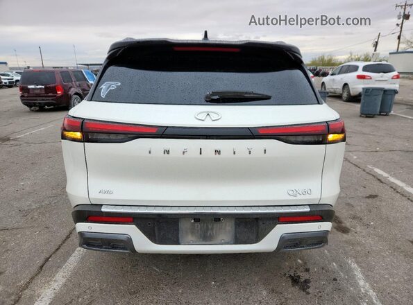 5N1DL1GS2PC364656 2023 INFINITI QX60 White Vista trasera