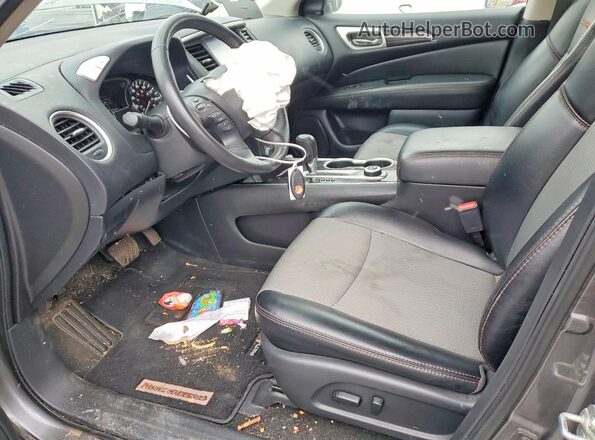 5N1DR2BMXLC637530 2020 NISSAN PATHFINDER Серый Вид салона спереди