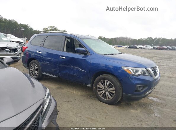 5N1DR2BN0LC580845 2020 NISSAN PATHFINDER Dark Blue Вид задней части салона