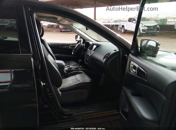 5N1DR2CM0LC645716 2020 NISSAN PATHFINDER Черный Вид салона спереди