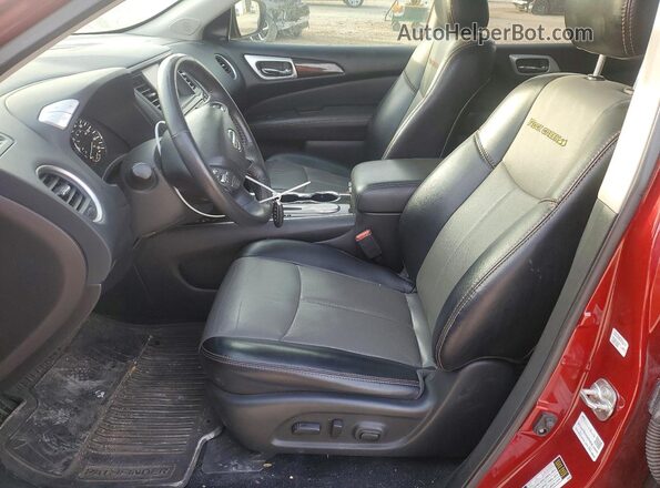 5N1DR2CN1LC596342 2020 NISSAN PATHFINDER Красный Вид салона спереди
